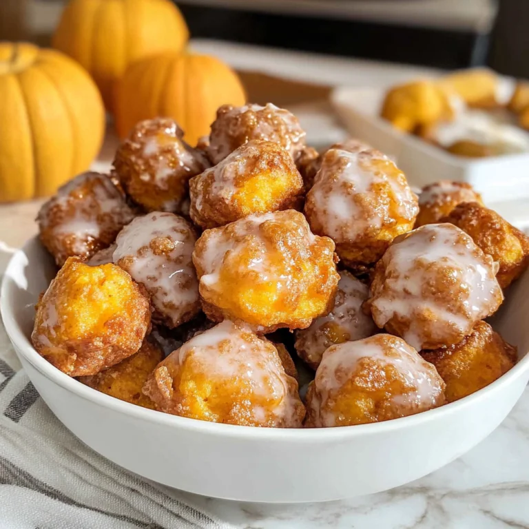 Baked Pumpkin Fritter Bites