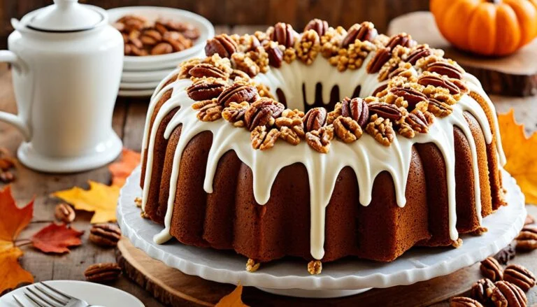 Pumpkin pecan bundt cake