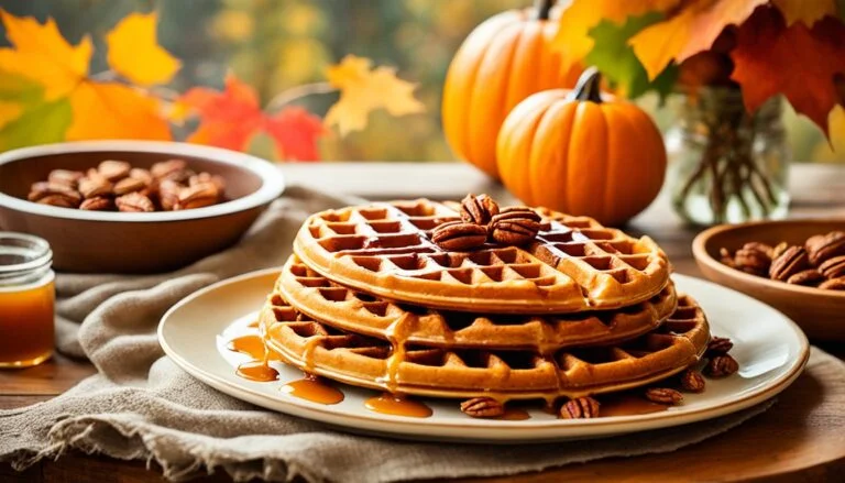 Pumpkin Pecan Waffles