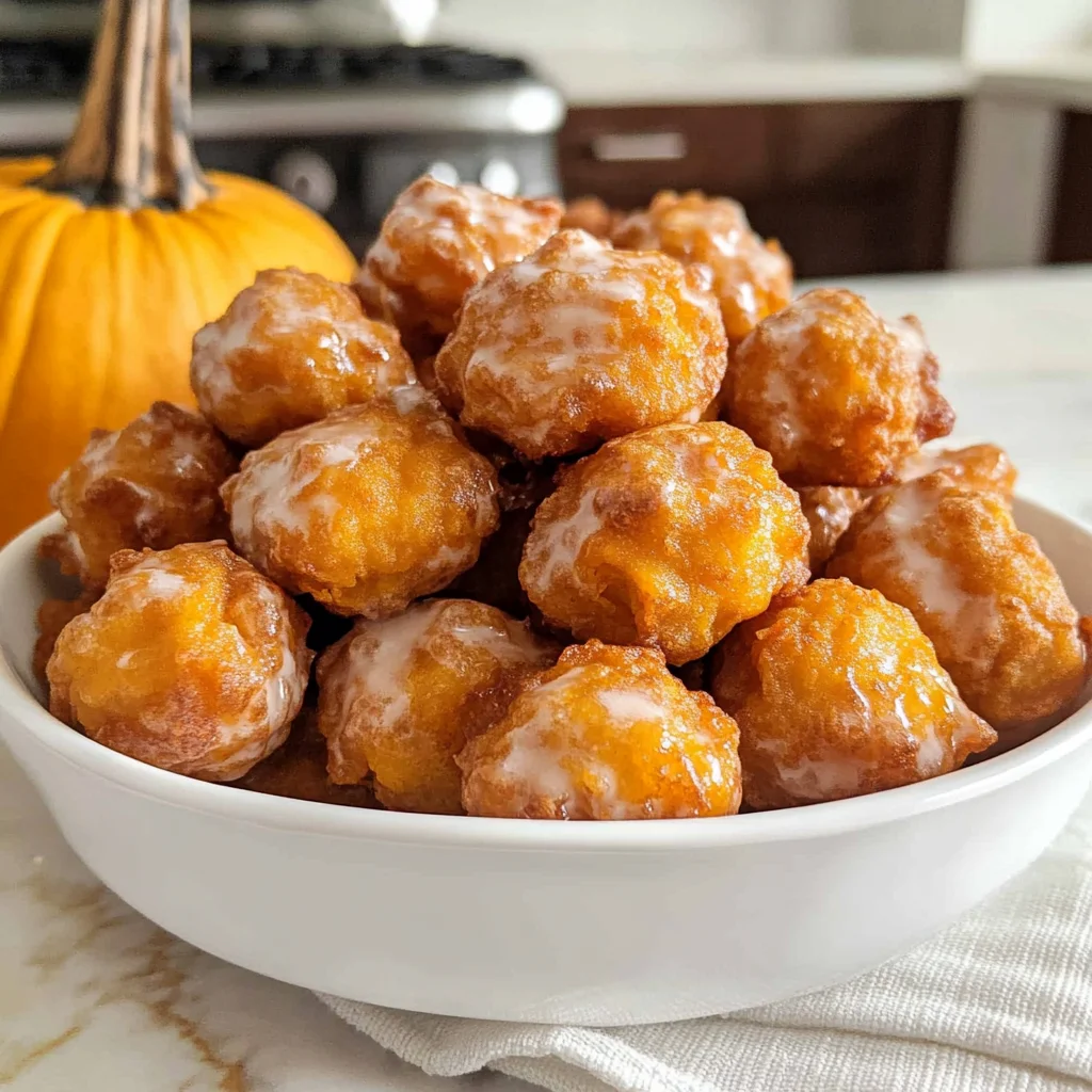 Baked Pumpkin Fritter Bites