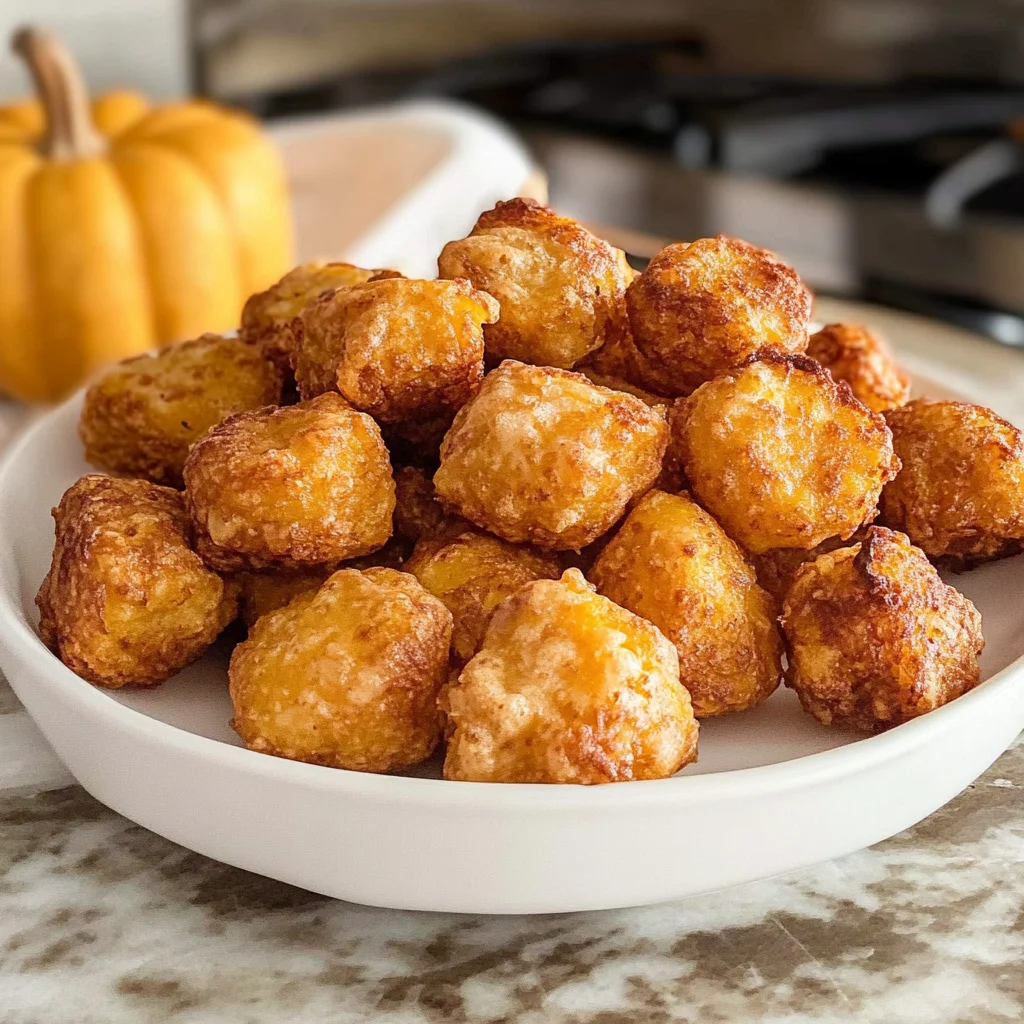 Pumpkin Fritter Bites