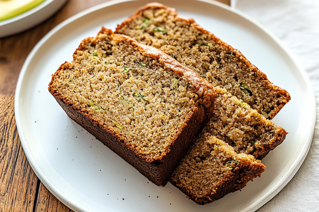 zucchini bread slices