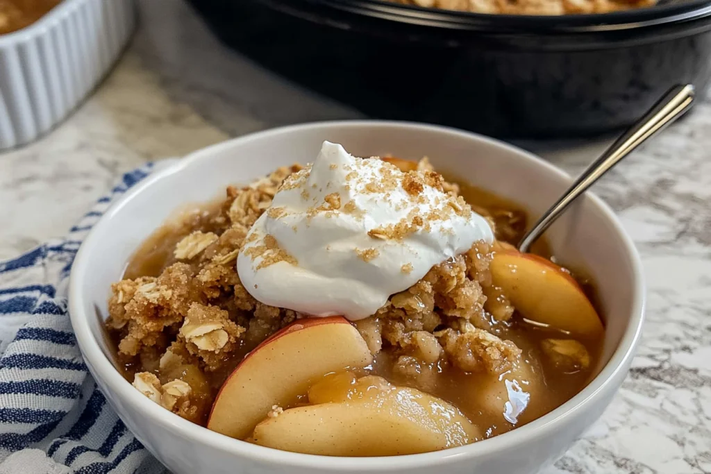 crock pot apple crisp