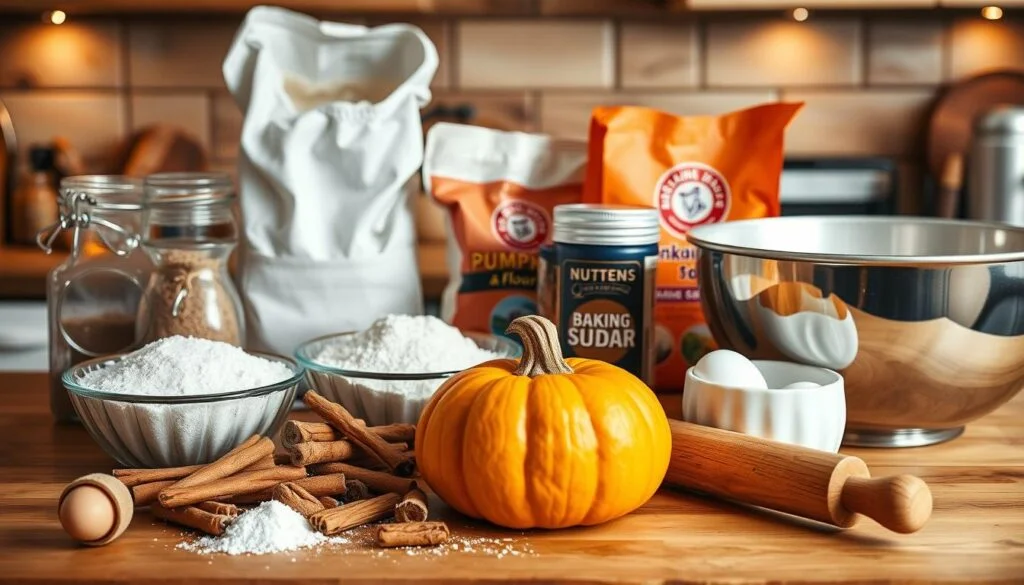 Pumpkin Cinnamon Roll Muffins ingredients