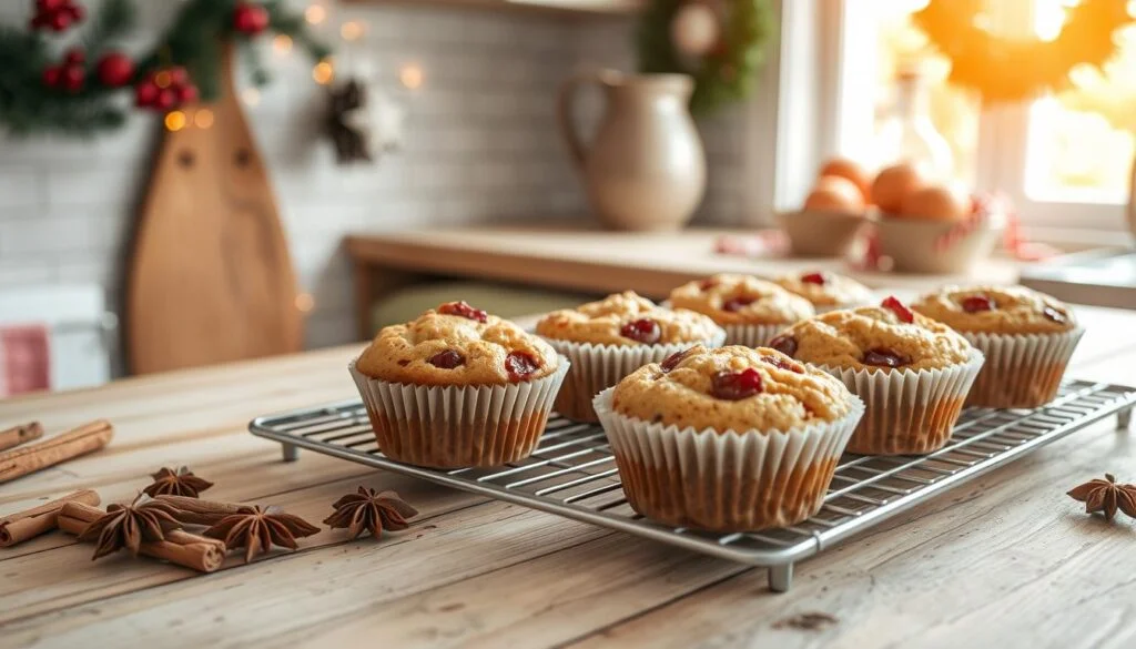 Spiced Cranberry Orange Muffins