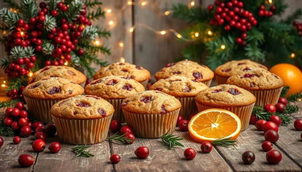 Spiced Cranberry Orange Muffins