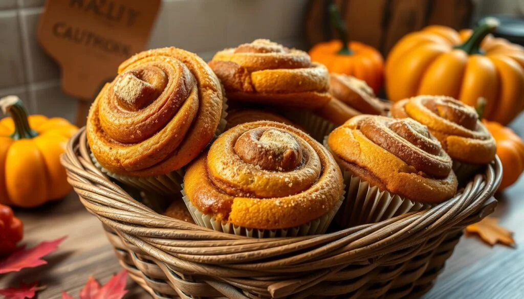 Pumpkin Roll Muffins