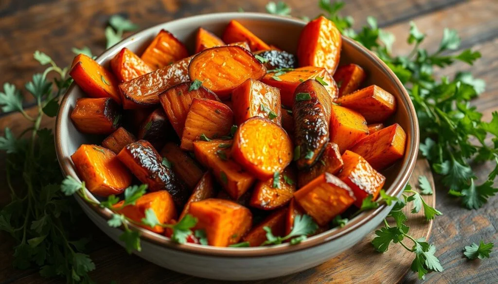 Roasted Sweet Potatoes & Carrots