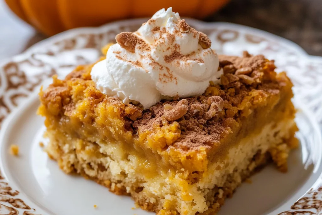 pumpkin dump cake