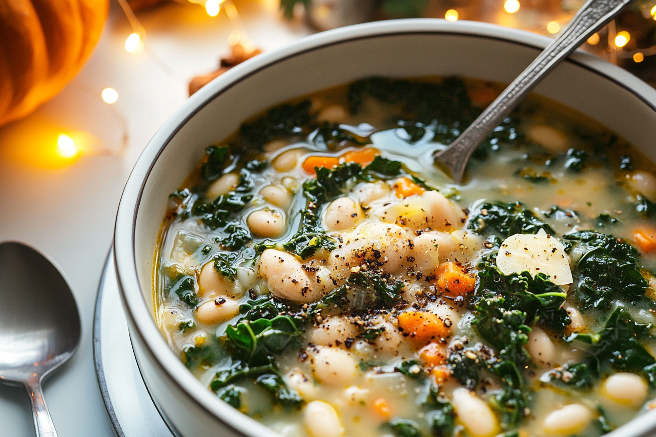 Cozy White Bean and Kale Soup Recipe