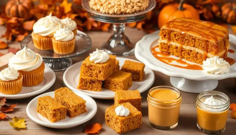 pumpkin puree and cake mix